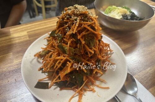 江陵아바이회국수餐廳招牌魚生拌麵